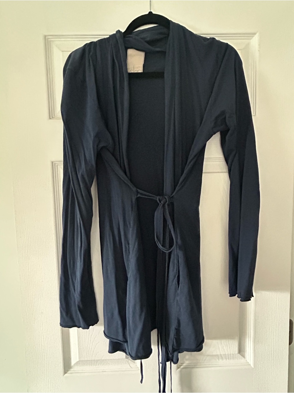 Skin Navy Open-Front Cardigan